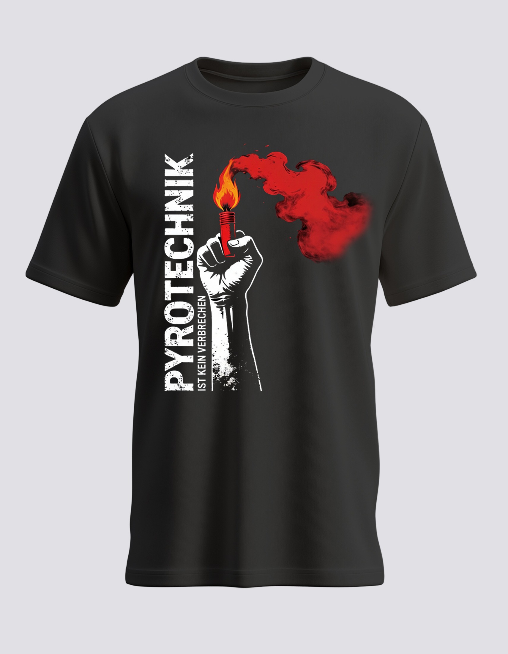 T-Shirt: Pyrotechnik ist kein Verbrechen – Das Statement für die Kurve – Bild 3